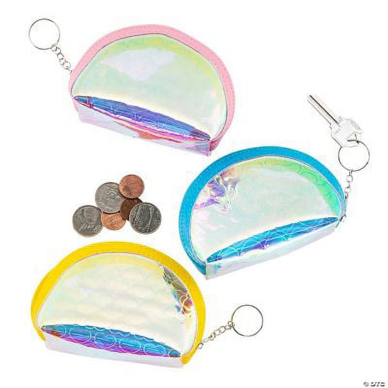 Iridescent coin purse sale