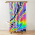 thumbnail image 1 of Iridescent Dream Shower Curtain Ombre Abstract Bathroom Curtains Watercolor Girly Boho Waterproof Bath Curtain Polyester, 1 of 5