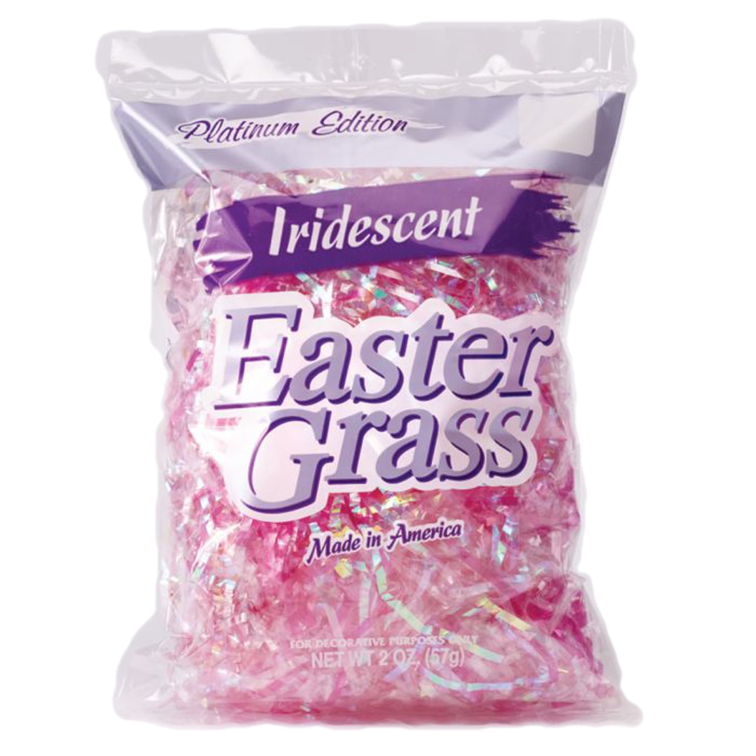Iridescent Easter Grass Beautiful Color Spring Shred Plastic Gift