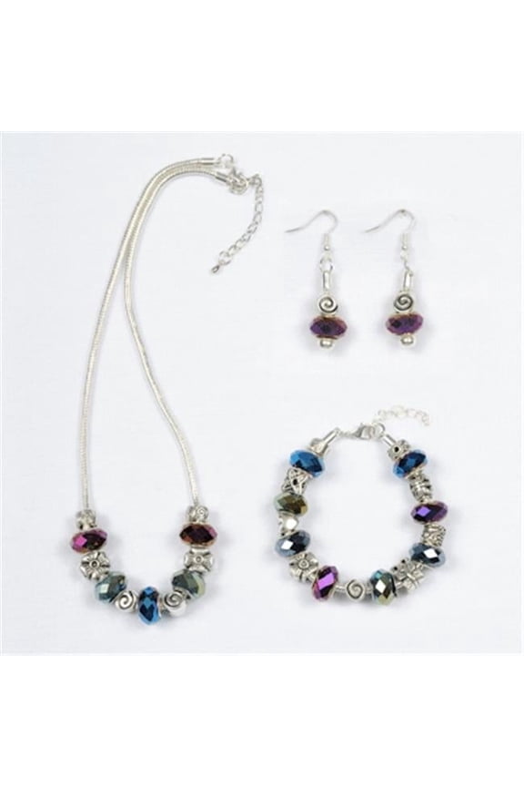 Iridescent Flash Bead Set, 3 Piece