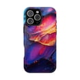 thumbnail image 1 of Iridescent Gemstone Rock Neon Glow Crystal Abstract Phone Case with iPhone 11 to 17 Pro Max, 1 of 2
