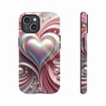 thumbnail image 1 of Iridescent Heart Pearl iPhone Case for Lovers Valentine's Day Gift, Compatible with iPhone 11/12/13/14/15/16 (Pro Max/Plus), 1 of 9