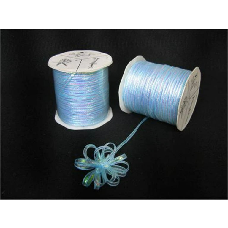 Pull Bow Blue Iridescent Pull Bow Blue Iridescent