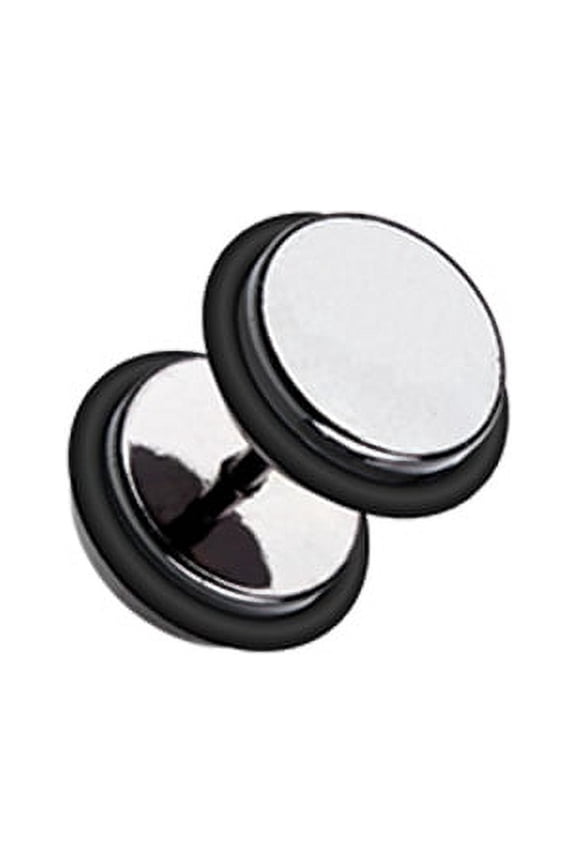 Iridescent Metallic Coat Acrylic Fake Plug with O-Rings