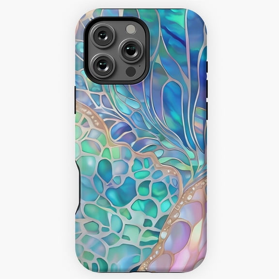 Iridescent Opal Abalone Galaxy Witchy Fantasy Phone Case for iPhone 16 15 14 13 12 11 Pro Max M5904708
