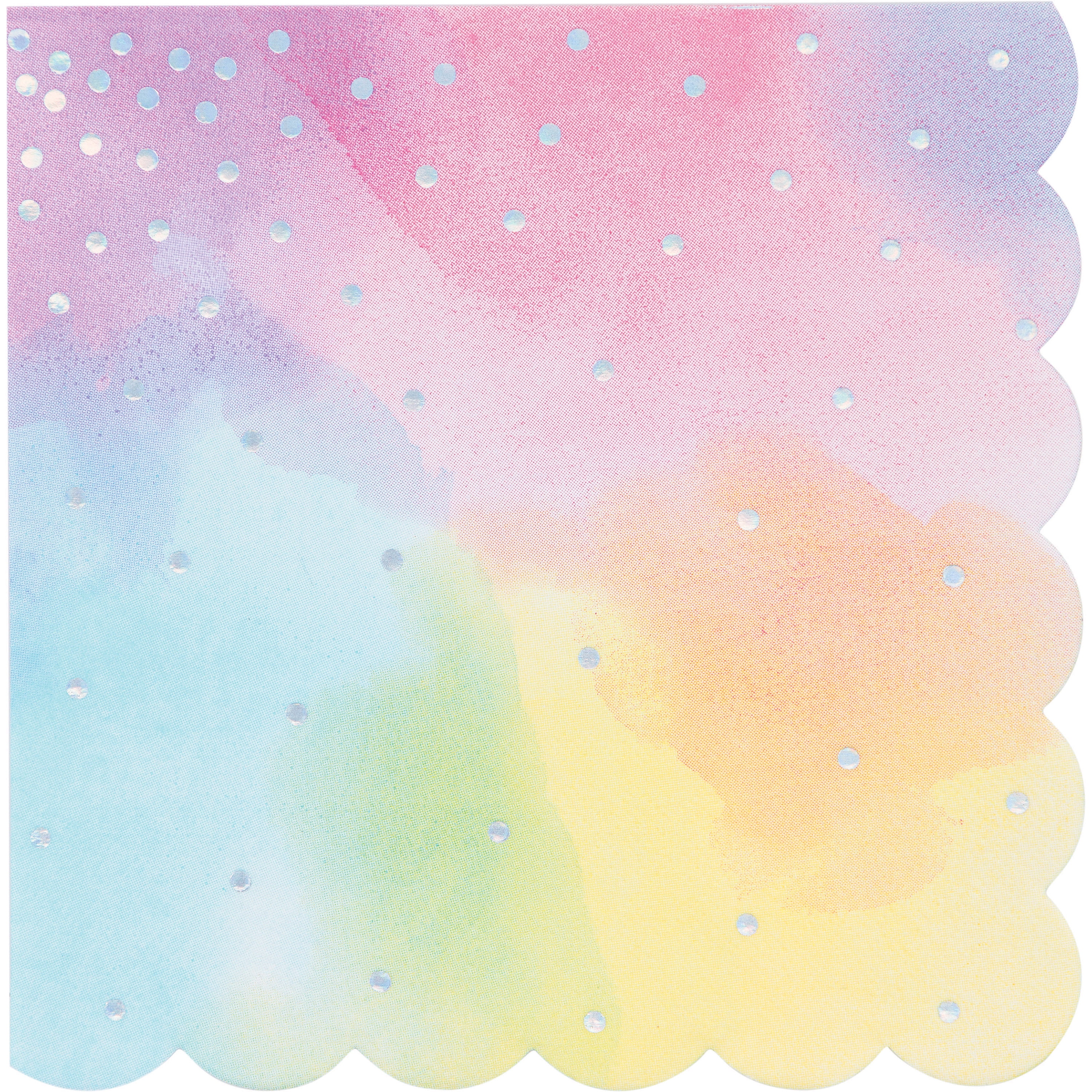 CREATIVE CONVERTING Iridescent Party Napkins, 48 Count