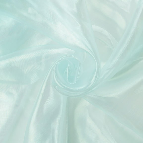 Iridescent Pearl Organza Fabric - Sheer Pearl Nylon 59/60" By The Yard