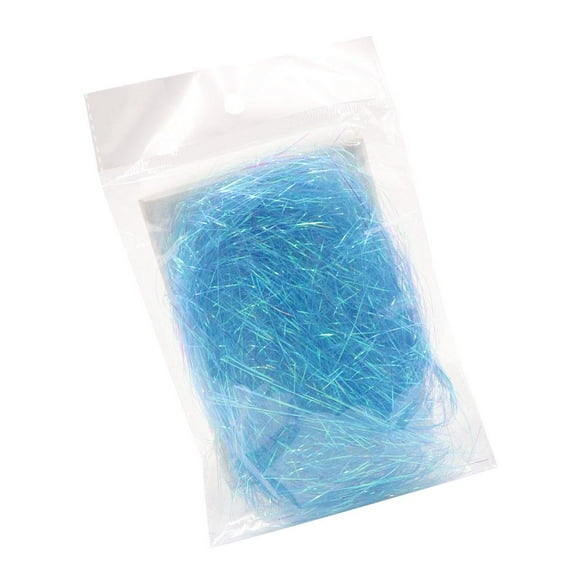 Iridescent Shreds Gift Wrap Basket Filler Party Present Decor Accessory blue