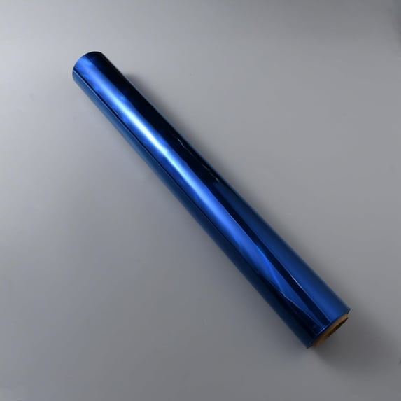 Iridescent Wrap Roll 16.4yardsx16.93Inch Rectangle Wrapping Paper Gift Wrapping Paper for Baskets Flower Bouquet Gift Wrapping Craft Paper Blue Blue DIY