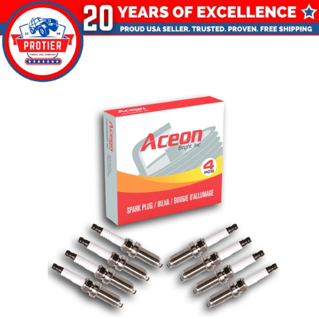 Iridium 8pc Spark Plug Compatible with 2020 Honda Civic 2.0L