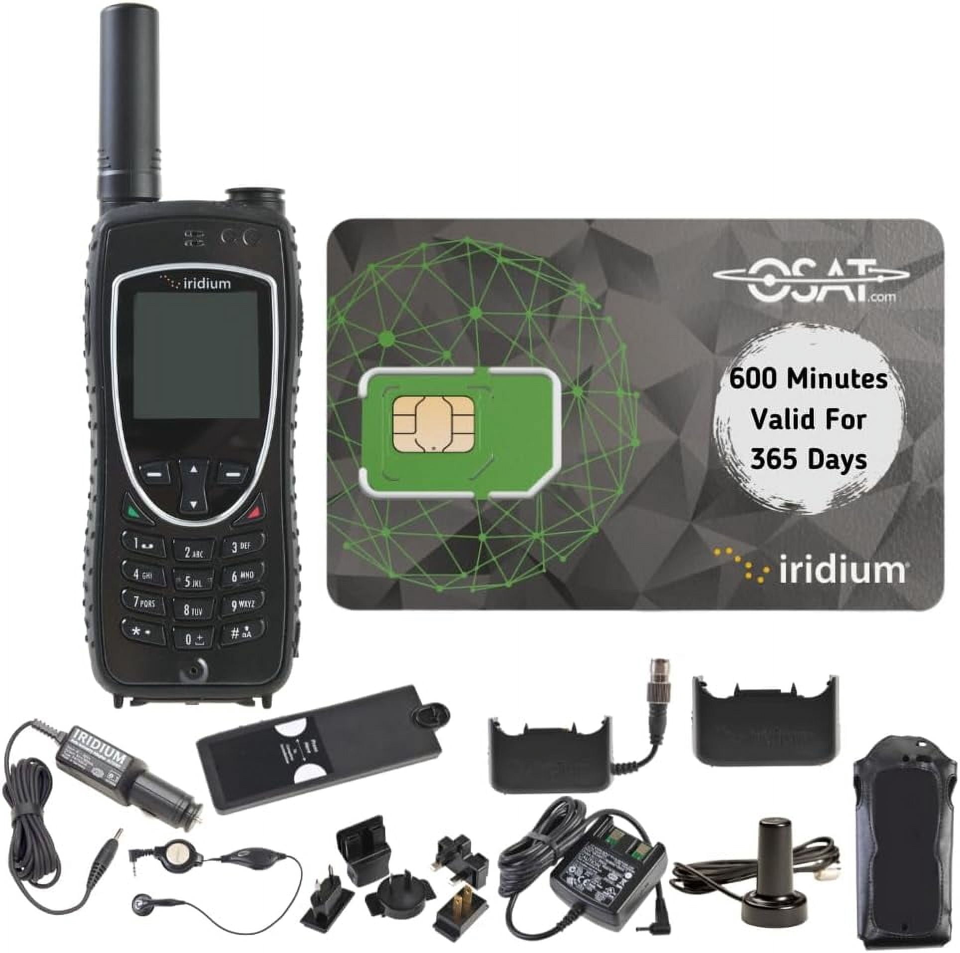 Iridium 9575 Extreme Satellite Phone | 600 Minutes | 365-Day Validity | Global Coverage | Voice & SMS | Rugged Design | Waterproof | Long Battery Life | Emergency SOS
