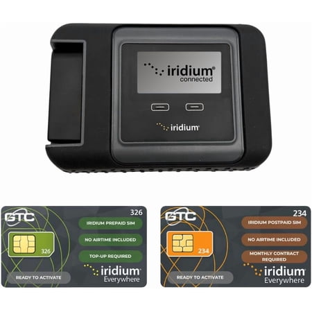 Iridium GO! Satellite Wi-Fi Hotspot | Global Coverage | Wi-Fi Connectivity | Portable | Rugged Design | No Airtime Included