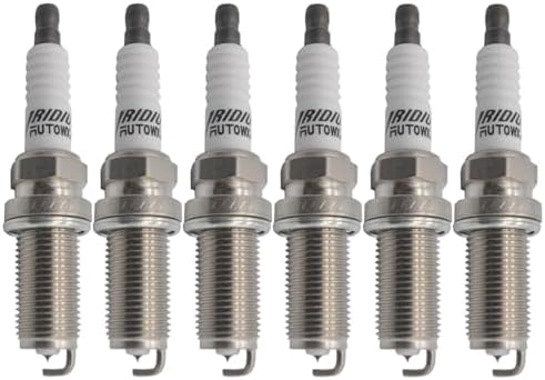 Iridium Spark Plugs 6pcs Replace LFR6AIX-11 6619 Compatible with Toyota