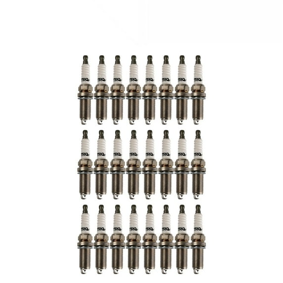 TRQ Iridium Spark Plug Set (6 Pieces) - Engine Tune-Up Ignition Kit, Fits GM, Chrysler, And More