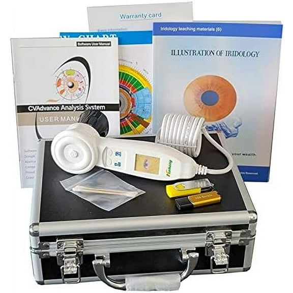 Iridology Camera, 1.3 Million Iris Lens Iris Analysis Camera,Iris Eye Detector,Multi-Function Iris Analysis with Adjustable Focus