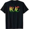 thumbnail image 1 of Irie Good Vibes Only Rasta Reggae Roots Clothing Tee Flag T-Shirt, 1 of 3