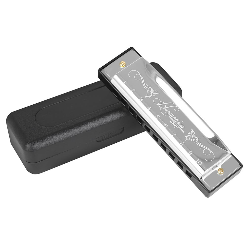 IRIN 10 Holes Key of C Blues Harmonica Mouth Organ Beginners Harp
