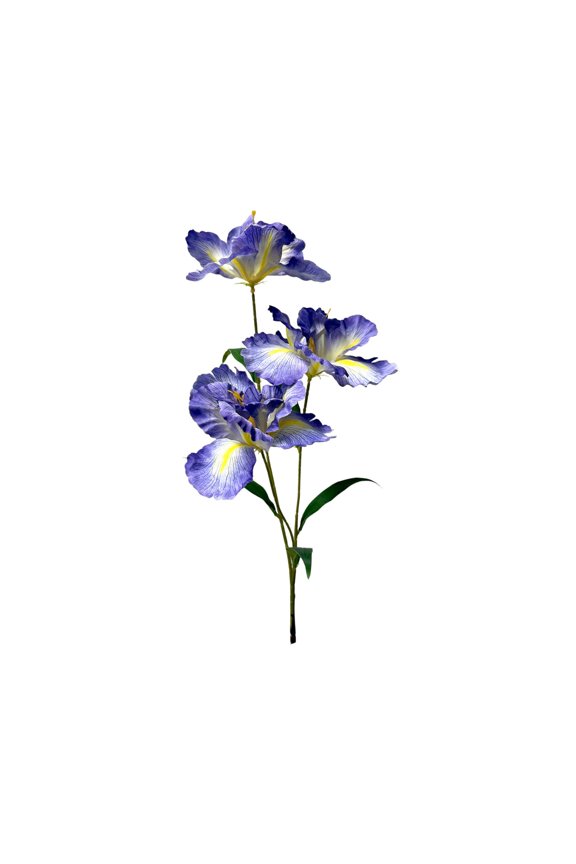 Iris Artificial Flowers Silk Iris Flowers with Stems Flowers Artificial for Decorations, Wedding Centerpieces, Home Decor Indoor Purple