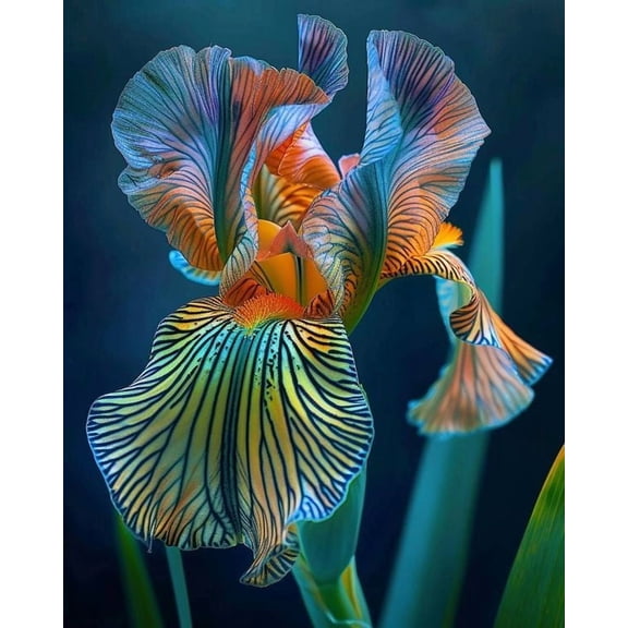 Iris-Attractive Exquisite Ornamental Blooms Simple to Grow Premium Garden Stakes