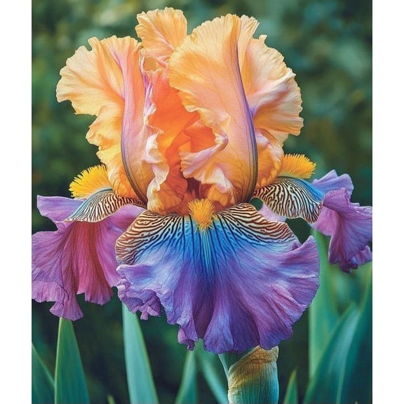 Iris-Attractive Exquisite Ornamental Blooms Simple to Grow Premium Garden Stakes