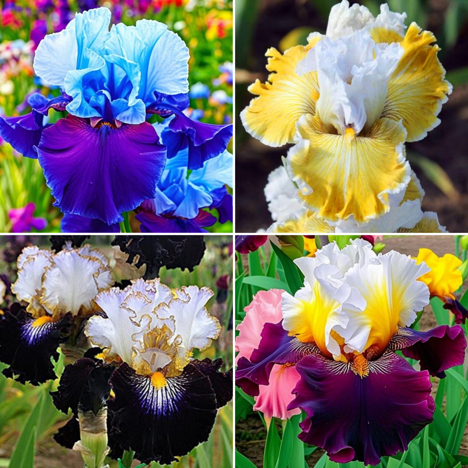 Iris-Bulbs-for Planting - Style Garden Stake for Outdoor Decoration ...
