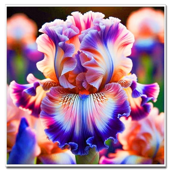 Iris - Easy Grow-Garden All Year, Excellent Display, Ideal for Beds Borders, Plant Pots & Planters