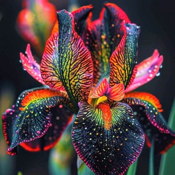 Iris For Planting-Easy Planting-Perennial-Gardens Decoration Premium Stakes (Non-Artificial)