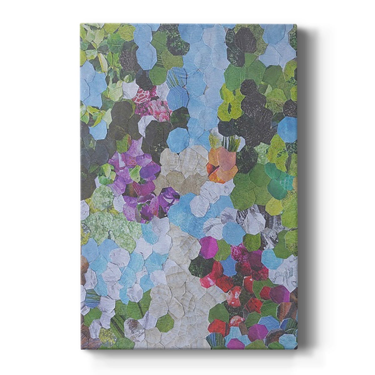 Iris Garden Premium Gallery Wrapped Canvas - Ready to Hang
