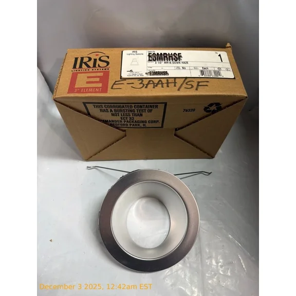 Iris Lighting Systems E-3AAH/SF 3-1/2" MR16 Down Haze