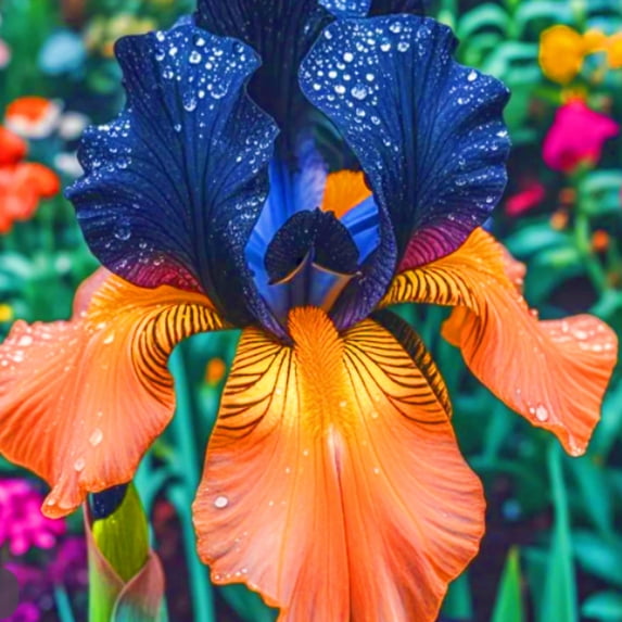 Iris, Low Maintenance - Easy Grow - Ideal for Beds Borders, Plant Pots & Planters