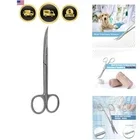 Iris Micro Dissecting Scissors 4.5" Curved Fine Point - Perfect for Doctors, ...