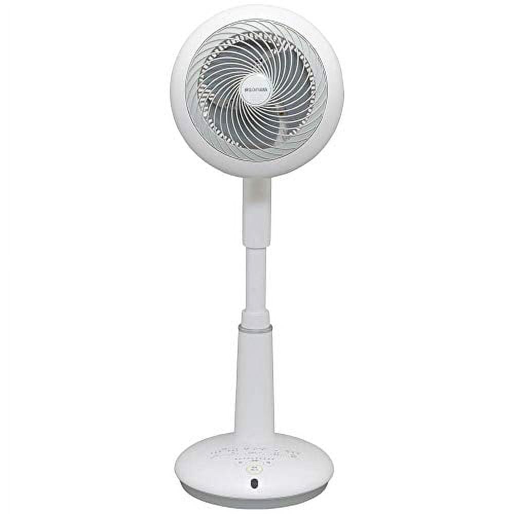 Iris Ohyama Circulator Fan Up / Down / Left / Right Swing 24 tatami  Powerful Blower DC Motor With Remote Control White STF-DC15T