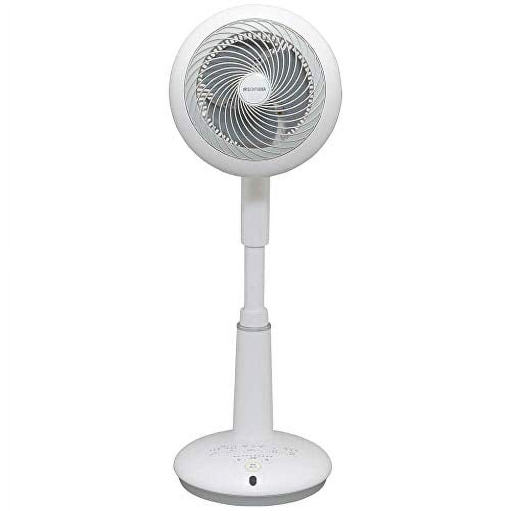 Iris Ohyama Circulator Fan Up / Down / Left / Right Swing 24 tatami  Powerful Blower DC Motor With Remote Control White STF-DC15T 