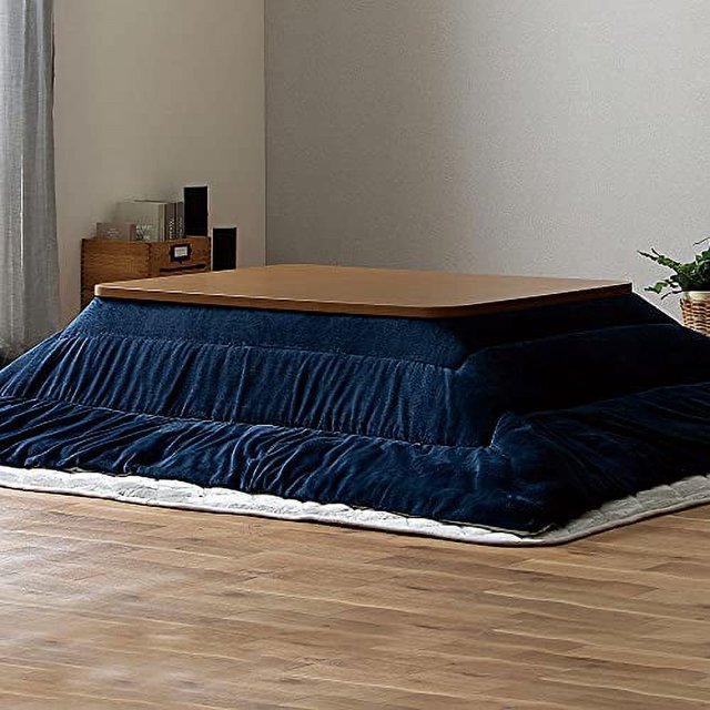 Iris Ohyama Kotatsu Comforter Rectangular Heat Storage Cotton Velor