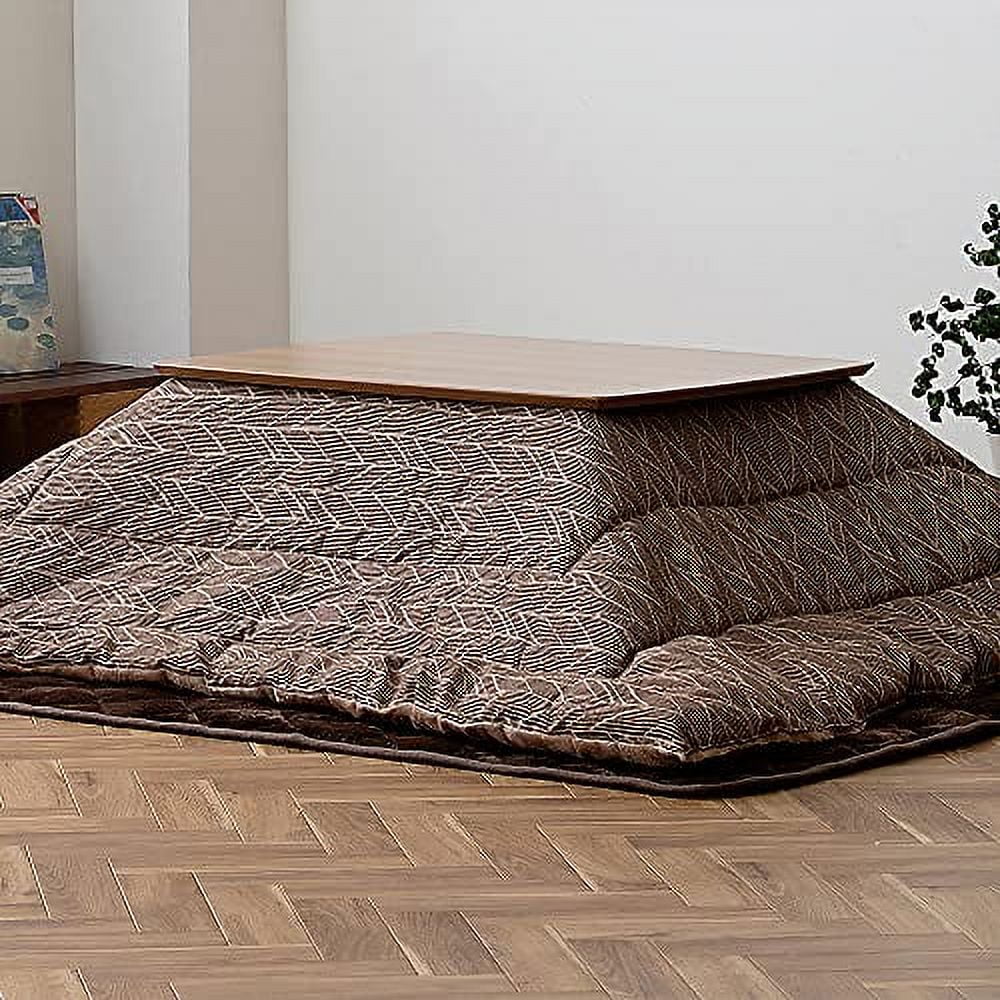Iris Ohyama Kotatsu Comforter Square Heat Storage Cotton Reversible