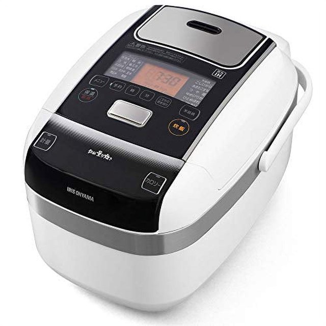 Iris Ohyama RCPC50W Rice Cooker, 5.5 Go, Rice Shop Umami, Branded