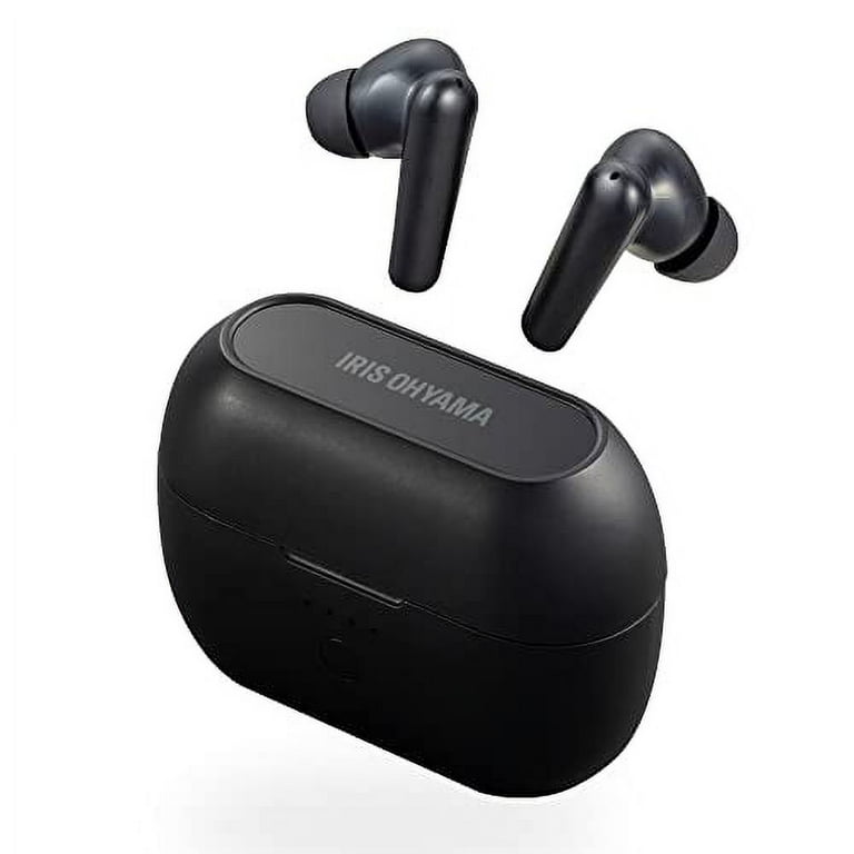 Iris Ohyama Wireless Earphone Bluetooth 5.2 Noise Cancellation IPX4 Waterproof Dustproof Mike Built in connection external sound import function Up