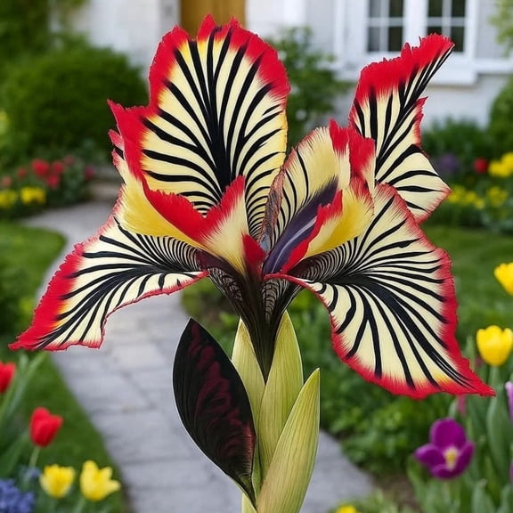 Iris Planting-(Non-Artificial)-Ornamental-Easy Growing, Premium-Home Decoration-Bloom Year After Year-Beautiful Gift Garden-