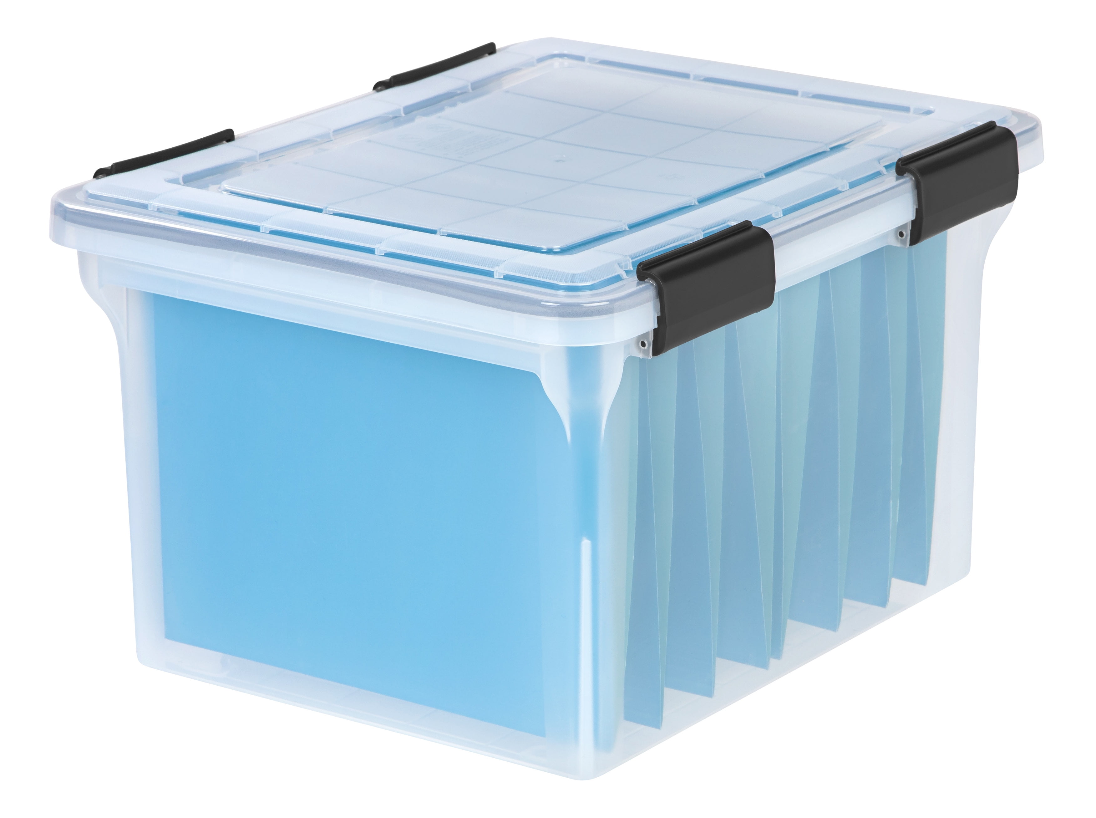 IRIS Weathertight Clear File Box - External Dimensions: 17.9 IRIS Weathertight Clear File Box - External Dimensions: 17.9