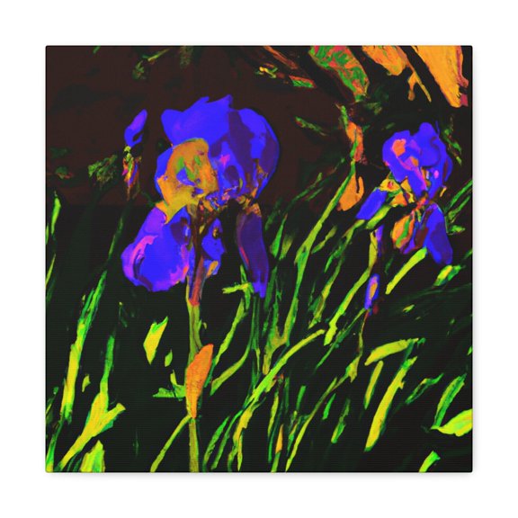 Iris in Pop Art. - Canvas