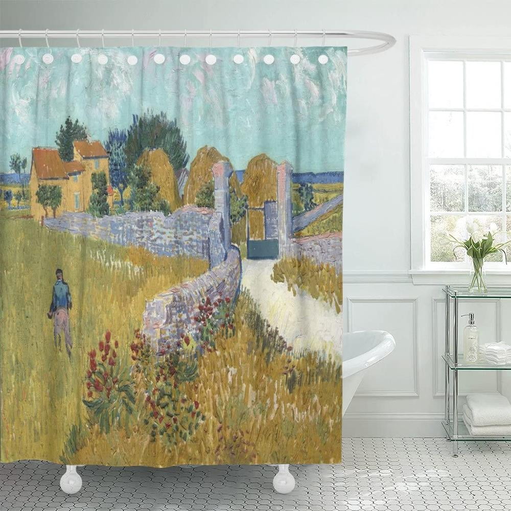 Irises By Vincent Van Gogh 1889 Dutch Post Impressionist Shower Curtain