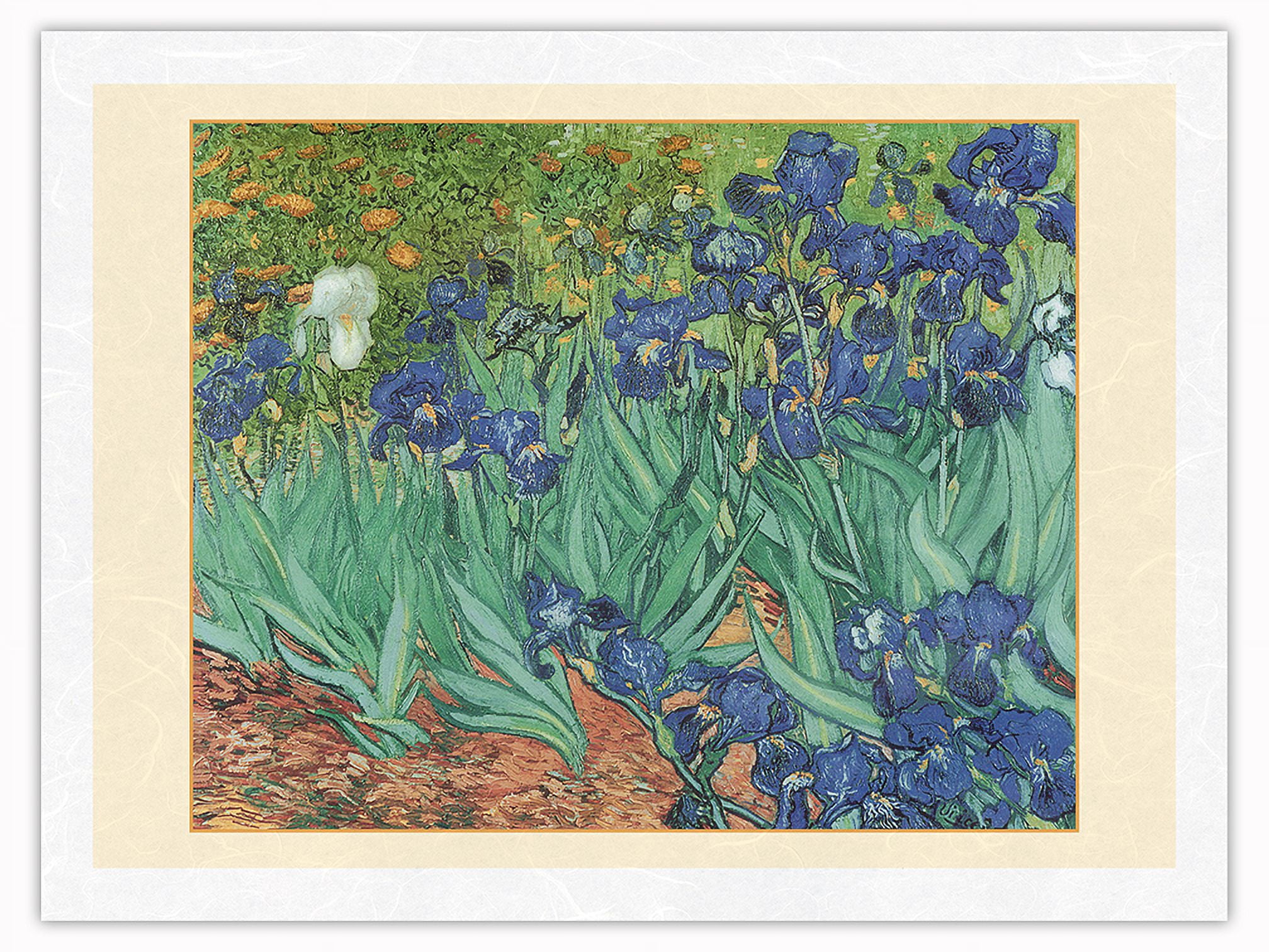 Irises - From an Original Color Painting by Vincent Van Gogh c.1889 ...