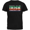 thumbnail image 1 of Irish American Black Adult T-Shirt - X-Large, 1 of 1