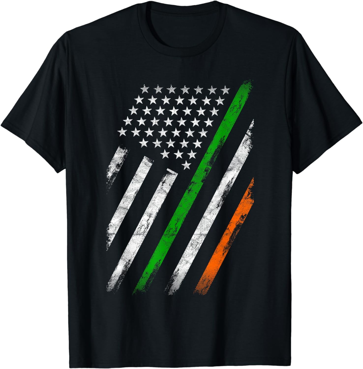 Irish American Flag Ireland Flag Lucky St Patrick's Day TShirt