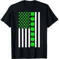 thumbnail image 1 of Irish American Flag Ireland Flag St Patricks Day T-Shirt, 1 of 3