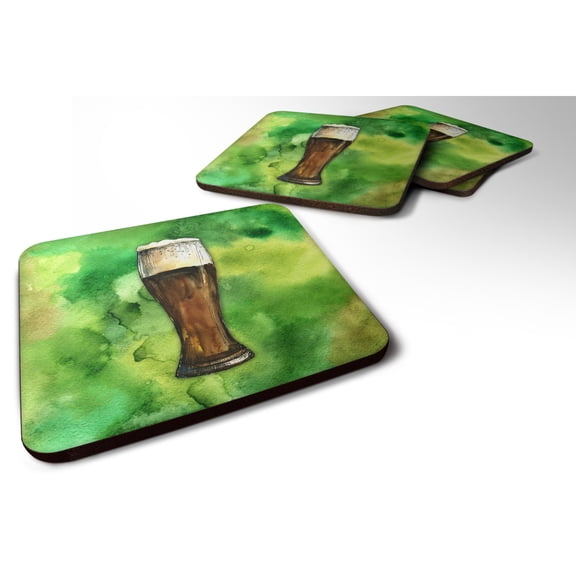 Irish Beer Dark Foam Coaster Set of 4