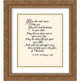 thumbnail image 1 of Irish Blessing 2x Matted 12x14 Gold Ornate Framed Art Print by Thomas Simmons, 1 of 2