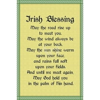 Irish Blessing Art Print Poster, Unframed Poster Wall Art Sold by Art.Com