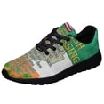thumbnail image 1 of Irish Blessing Celtic Cross St Patrick's Day Shoes Sneakers Black Size 9, 1 of 7