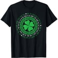 thumbnail image 1 of Irish Blessing Celtic Knot 4 Leaf Clover - St. Patrick's Day T-ShirtBrand clothing, men and women can wear, black, white, gifts., 1 of 4